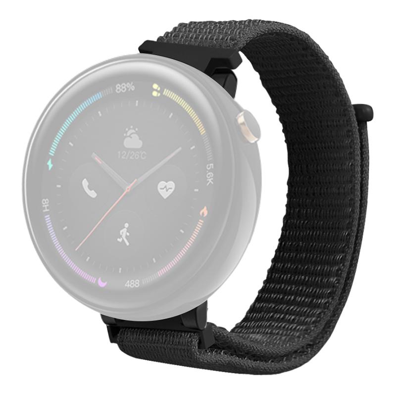 For Huami Amazfit Verge 2 (A1807) Nylon Sport Loop Watch Bands Adjustable Strap with Spring Bar