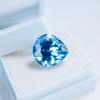 High Quality Natural Blue Aquamarine Pear Cut 12.89 Ct Certified Loose Gemstone