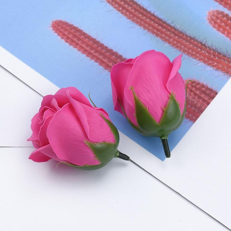 50/100pcs Artificial Rose Soap Eternal Flower Home Decoration Wedding Bridalbouquet Diy Gift Box Scrapbook Outdoor Garden Bonsai