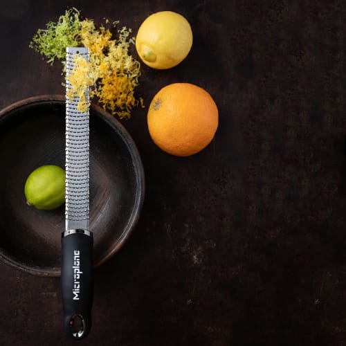 Microplane Grater [Officially Imported/Includes Original Recipes/Used by Professional Chefs] Premium Series Zester/Grater for Cheese, Ginger, Garlic,