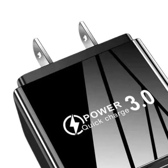 Multi Port PD Charger with 3 USB Ports Type C Compact Travel Charger Fast Charging Adapter