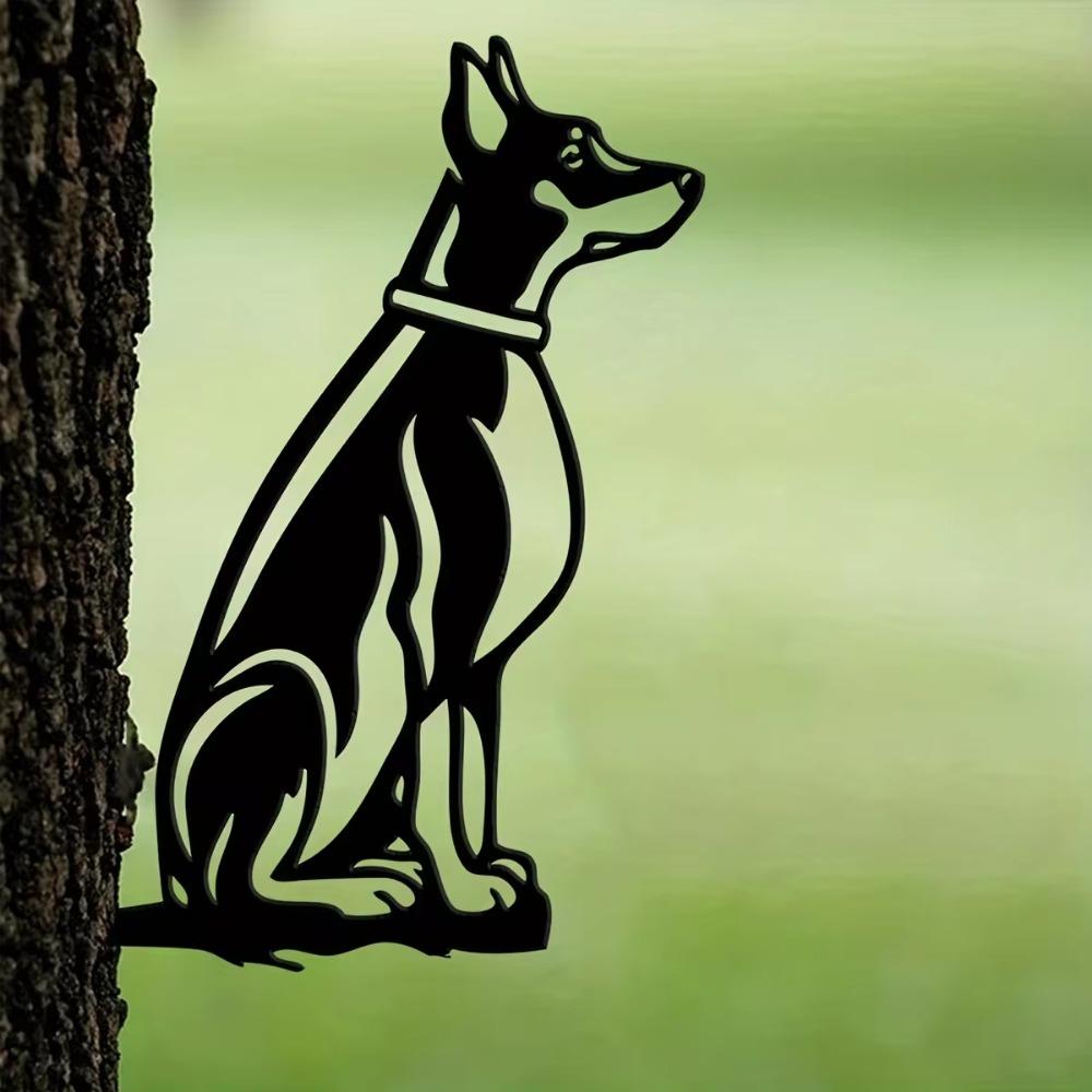 1 шт. Металлический силуэт добермана — фото 7