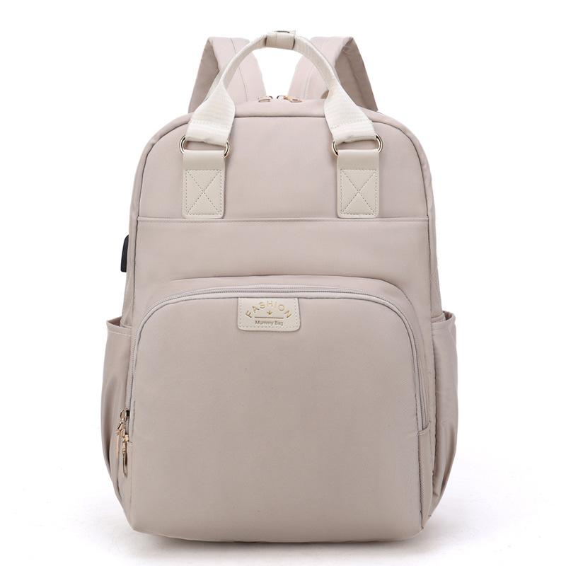 Mummy Bag Usb Diaper Bag Baby Care Large Capacity Mom Backpack Mummy Maternity Wet Bag Waterproof Baby Pregnant Bag Nappy Bag