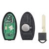 Smart Remote Key 2/3 Button Compatible for Nissan Qashqai J11 X-Trail T32 434MHz with 4A Chip Car Key Replacement for S180144102