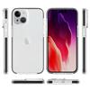For iPhone 15 Plus Anti-Scratch Phone Cover Clear Slim Dustproof TPU+TPE Mobile Phone Case Shell