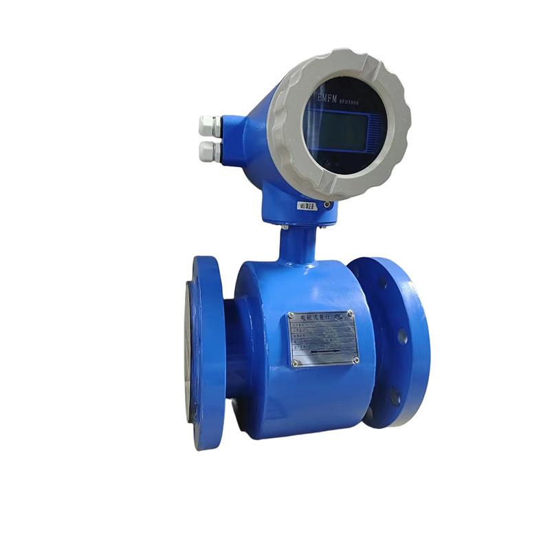 Industrial-Grade Electromagnetic Flowmeter for Sludge and Wastewater with Standard Flange Mounting and Customization Options