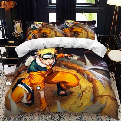 Naruto užvalkalas antklodei užvalkalas pagalvei anime patalynės komplektas paauglėms madingas dvigulė karalienės dydžio lova miegamojo dekoravimas dovanos