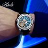 Zegarek męski HAOFA Hollow 7 Manual Diamond Gift, dwustronny tourbillon, tourbillon o godzinie, nakręcany, mechaniczny, tarcza, stylowy, dżentelmeński, popularny,