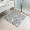 Anti Slip Shower Mat with Suction Cups and Drain Holes Fast Draining Shower Mats for Bathroom Bathtub & Shower Stall