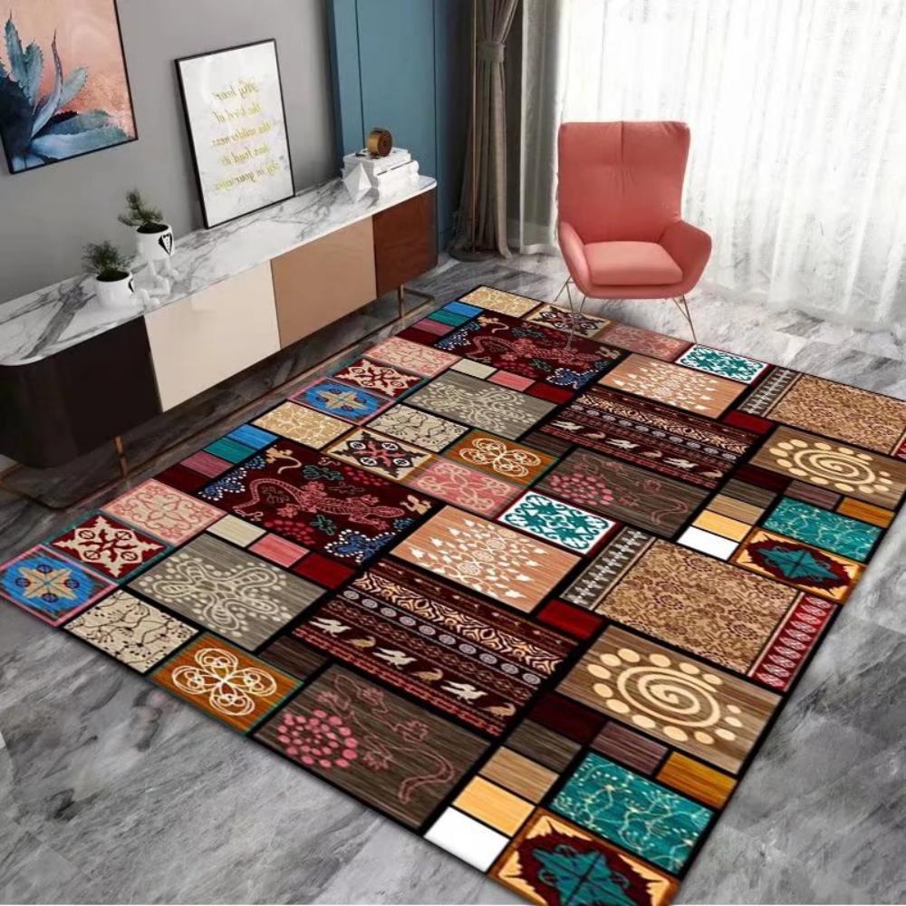 Classics Bohemia Nordic Turkish Carpet Rug for Home Living Room Bedroom Sofa Doormat Decor Kitchen Coffee Table Floor Mat Gifts
