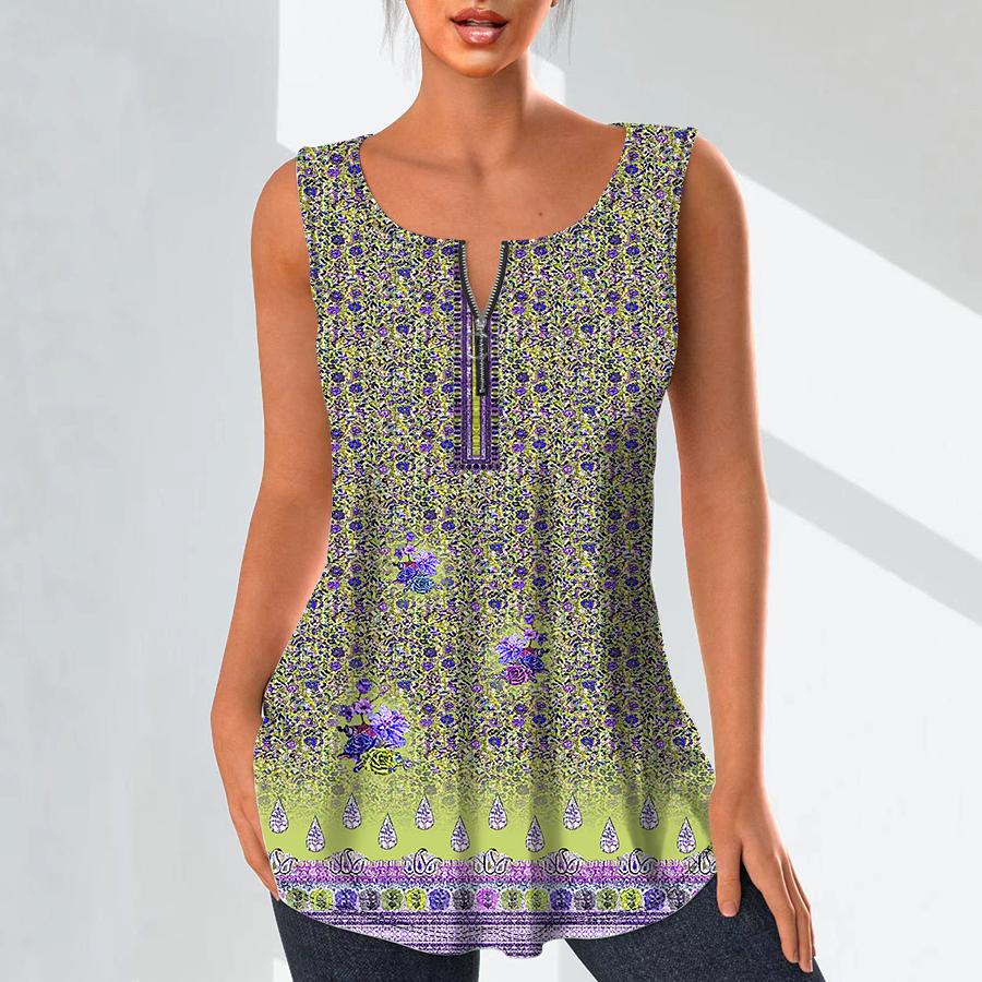 

Женские модные рубашки с v-образным вырезом, повседневные топы, футболка, женский жилет с 3D-принтом в стиле ретро, ​​блузка без рукавов больших размеров, топы на бретелях 6XL жёлтый