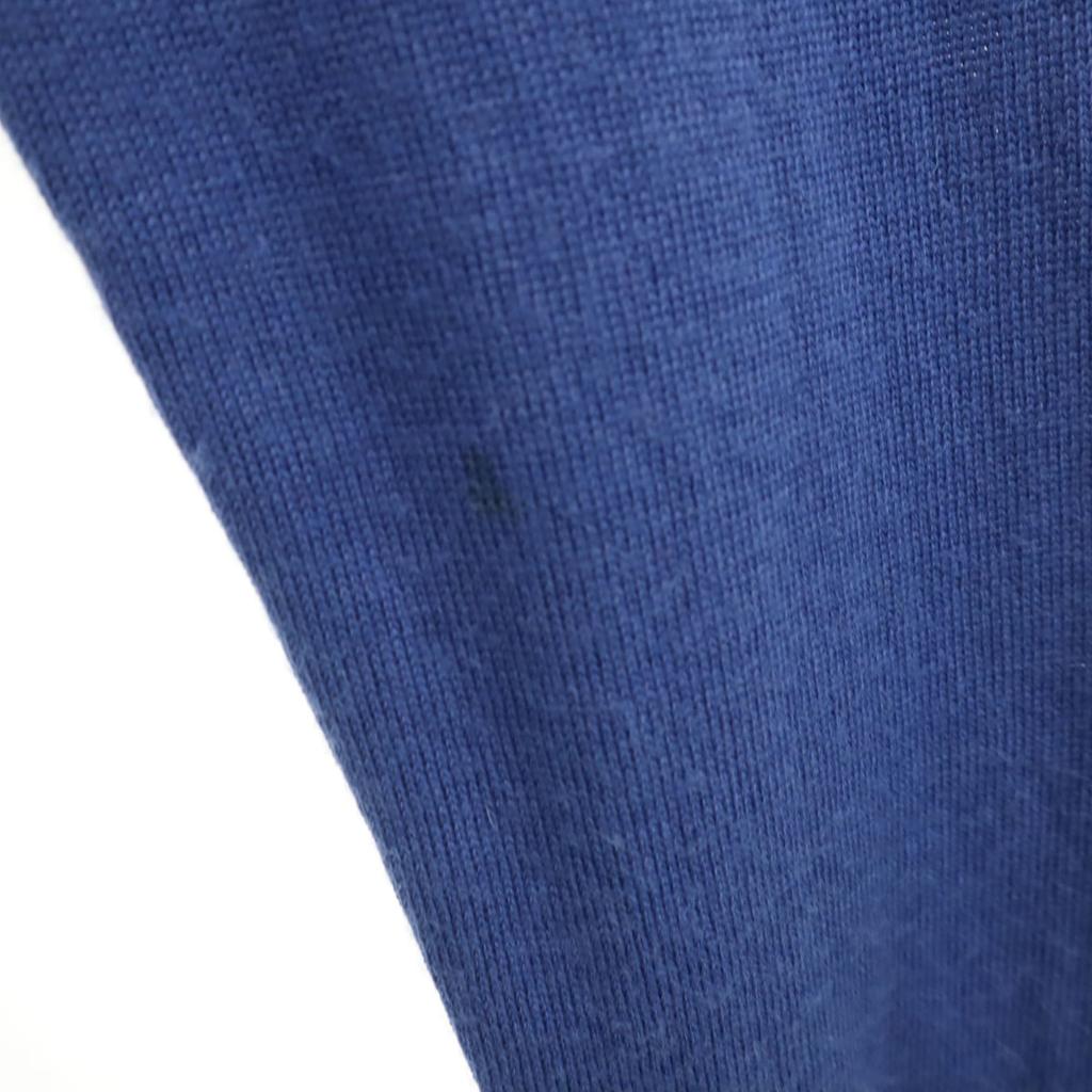 LACOSTE made in Japan Long sleeve knit 4 Blue Men's Used