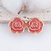 1 Pair Rose Waist Tightener Pins, No-sew Pants Waist Tighteners, Detachable Metal Flower Waist Pins for for Jeans Skirts