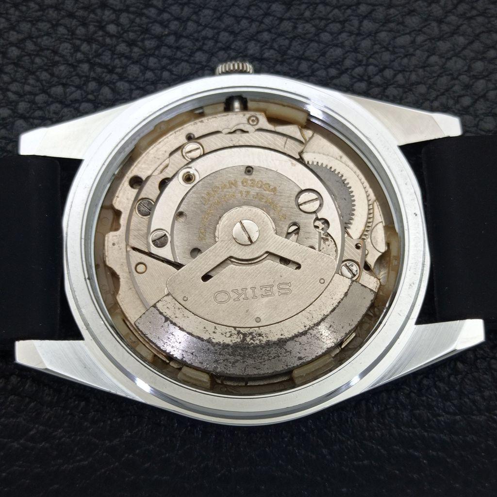 REFURBISHED SEIKO 5 AUTOMATIC MENS WATCH JAPAN MADE WHITE DIAL CUSTOM A440014-2 QV90-a440014