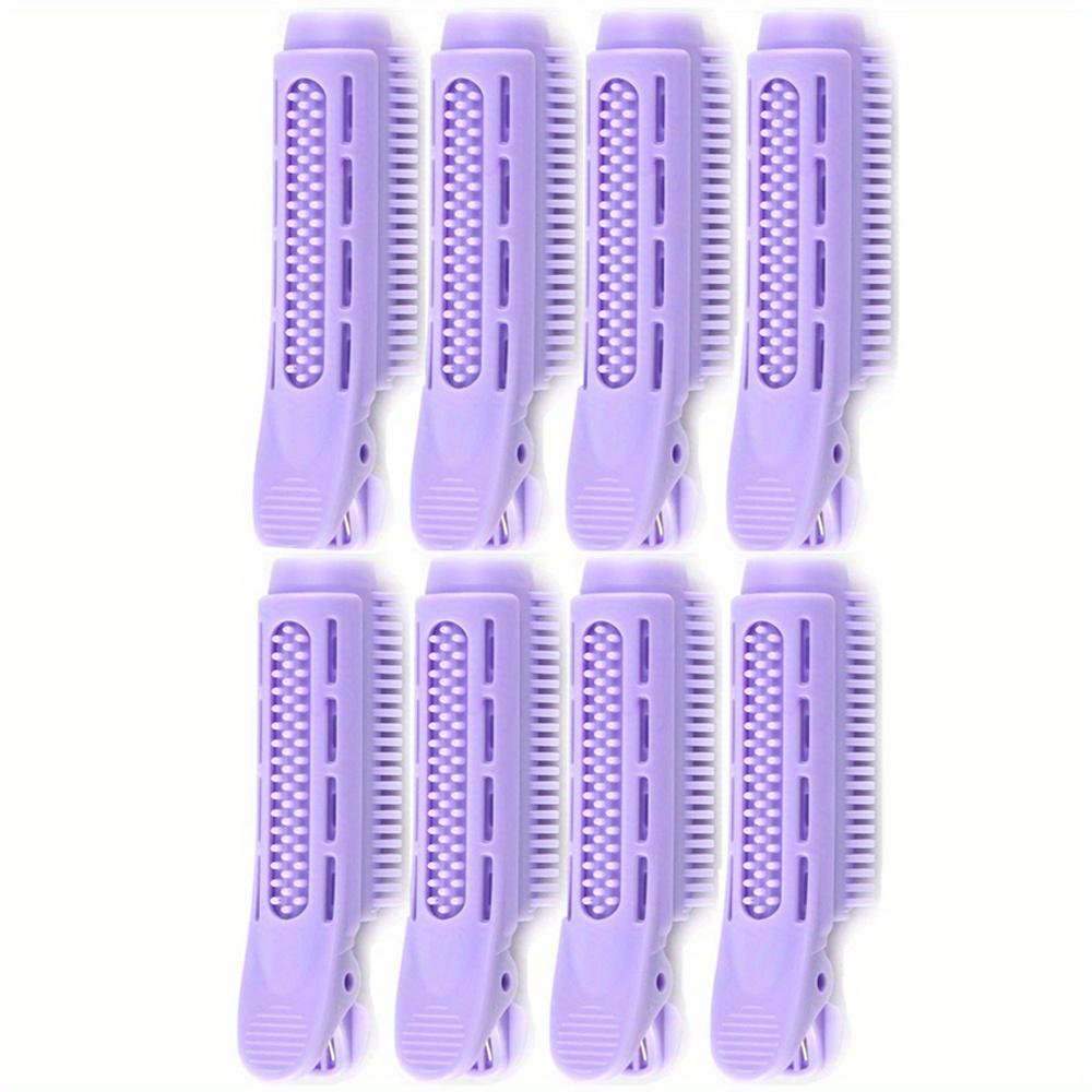 8 Stück flauschige, volumengebende Haarwurzelclips – selbsthaftendes Haarstyling-Tool für sofortige Ponyfrisuren und selbstgemachte Lockenwickler für Frauen