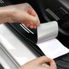 4pcs Car Threshold Strip Stickers Anti-Scratch Sticker Door Sill Car Accessories for Morris Garages MG ZS HS Logo Car Door Sill