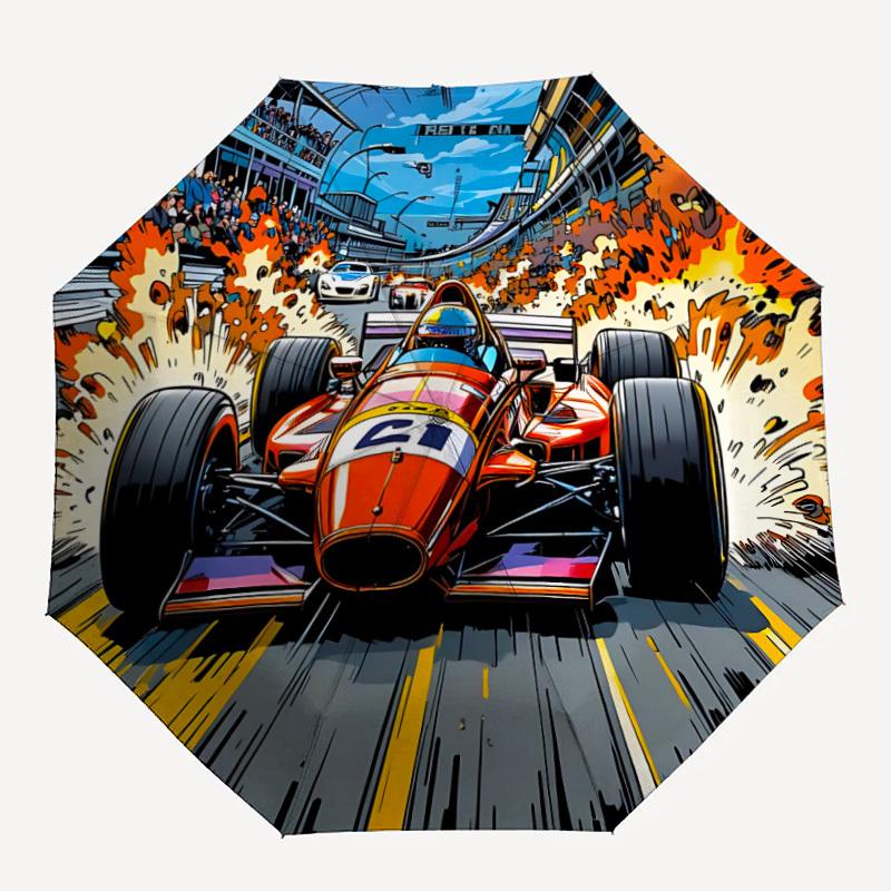 

1PC Racing Speed Automatic Opening And Closing, Sturdy Iron Frame, Portable Folding Design, Suitable For Men And Women In All Seasons66