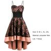 Vintage Dress Medieval High Waist Lace Hollow Out Evening Dress for Prom