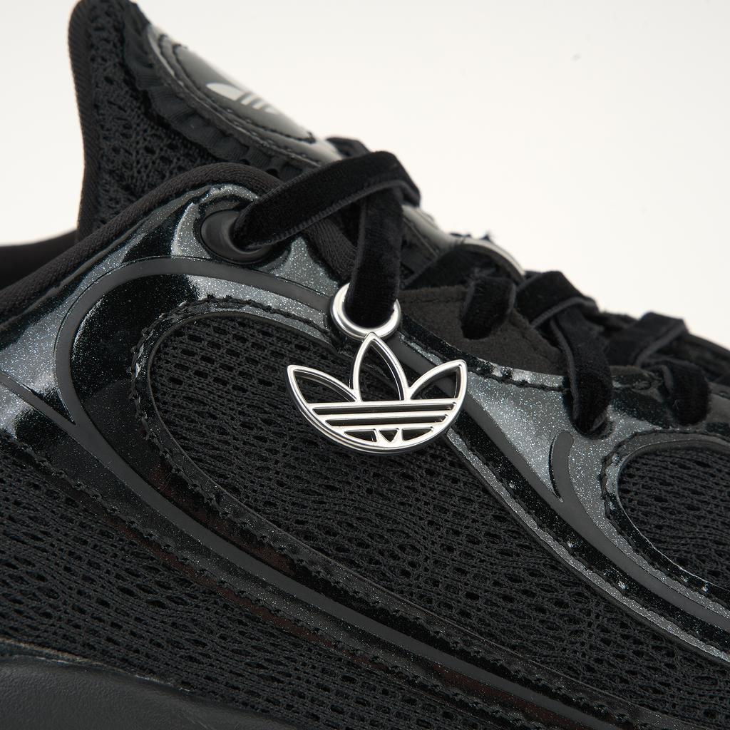 adidas Originals Ozvenuz Bekväma Mångsidiga Slitstarka Låga Livsstil Casual Skor Dam Casual Skor Svart HQ2677