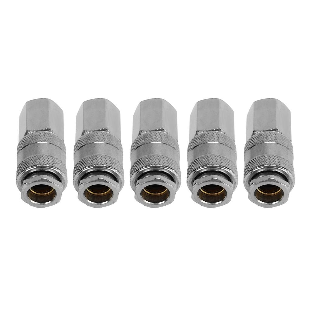 1 4 Inch NPT Air Tool Coupler 5Pcs Duarable Anti Leakage Long Lasting Female Thread Quick Coupler for Car