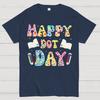 Happy International Dot Day Cotton Summer Casual Cool Loose T-Shirt