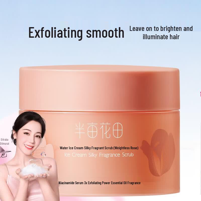 Ban Mi Hua Tian Ice Cream Silky Scented Body Scrub (Weightless Rose)