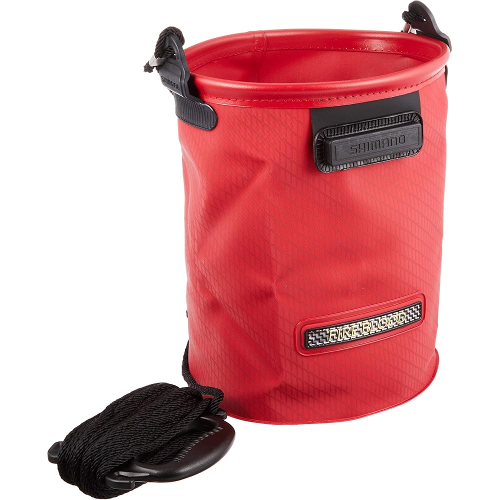 Shimano Limited Pro BK-151S Water Bucket Blood Red 19cm 6L Fishing Accessory