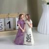 Creative Best Friend Hand-holding Sister Friendship Resin Figurine for Home, Living Room, Desk, Bedroom Decoration.