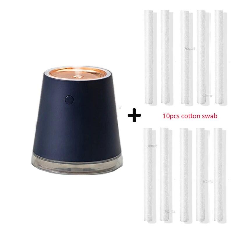 500 ml velkokapacitní přenosný bezdrátový zvlhčovač vzduchu 1500 mAh dobíjecí baterie usb výrobník mlhy Fogger s teplým LED světlem