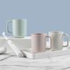 Simple Plastic Toothbrush Cup with Handle for Dormitory Home Bathroom Wash Cup MIT