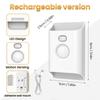 USB Rechargeable LED Wall Lamp 120° Motion Sensor Night Light 10-15FT Sensing Distance Dimmable Stair Light for Hallway Bedroom