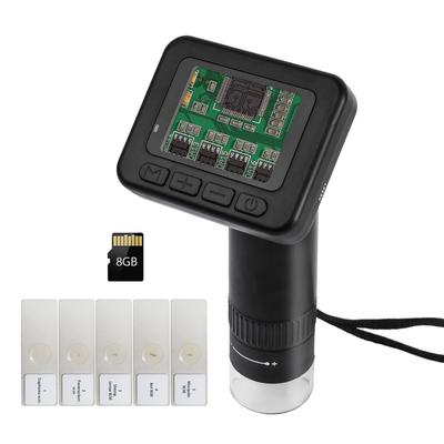 Yetişkinler İçin Elde Taşınabilir Dijital Mikroskop 1000X Büyütme Çocuklar İçin Taşınabilir Mikroskop 2.0 İnç