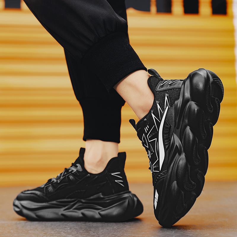 Mens Running Shoes Luxuxy Outdoor Jogging Shoes for Male Footwear Training Light Casual Sneakers Skateboard Shoes Chunky Sports Shoes