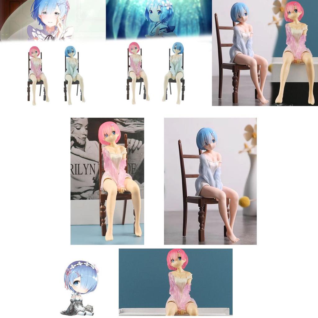 Rem Chibi Pvc Figure Gift Set In Color Box 12cm Height