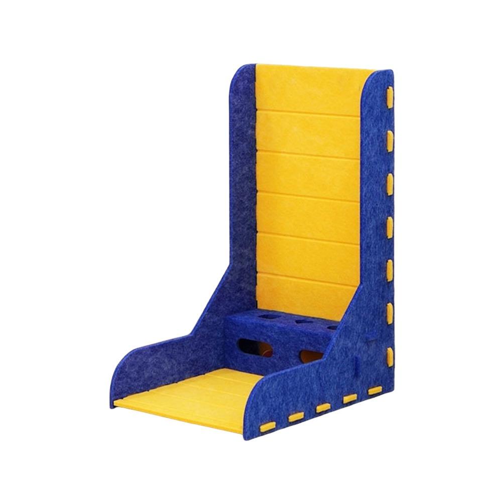 Durable Vertical L-Type Cat Scratch Board Scratch-resistant Abrasion-resistant Cat Claw Board Cat Climbing Frame Gifts синий