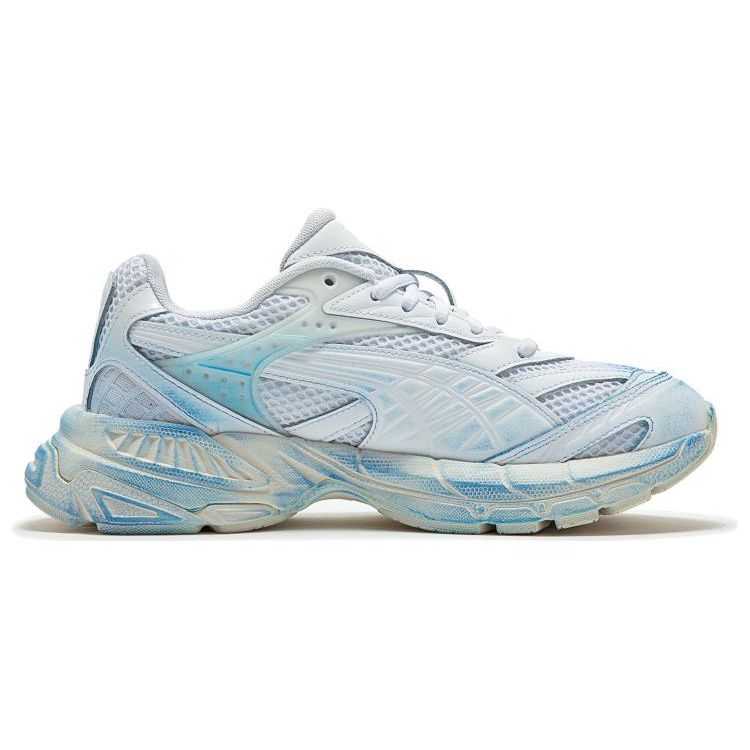 Puma Velophasis Overdye Unisex Sneakers White Pristine 391966-01