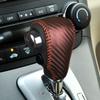 Kompatibel mit 07-26 Honda CRV/Civic Echtleder Schalthebelknaufabdeckung für Automatikgetriebe.