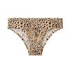 Personalized sexy leopard print briefs low waist European and American printing pure desire ice silk seamless invisible underwear women