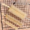 Small Bristle Test Tube & Pipe Cleaning Brush with Extended Steel Wire & Copper-Plated Features
