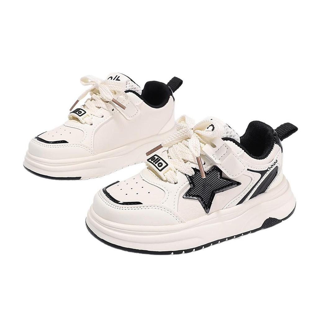 Scarpe Sportive da Skate per Bambini 2026 - Nuova Collezione Primavera/Autunno, Bianche Casual con Suola Morbida per Ragazzi e Ragazze