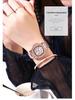 Gedi Women's Star-Patterned Luxury Alloy Watch with Steel Band