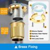 Plumbing Repair Faucet Sealing Gasket Set Leakproof Locking Nut Fix Tool for Home Kitchen Bathroom Tap Repair