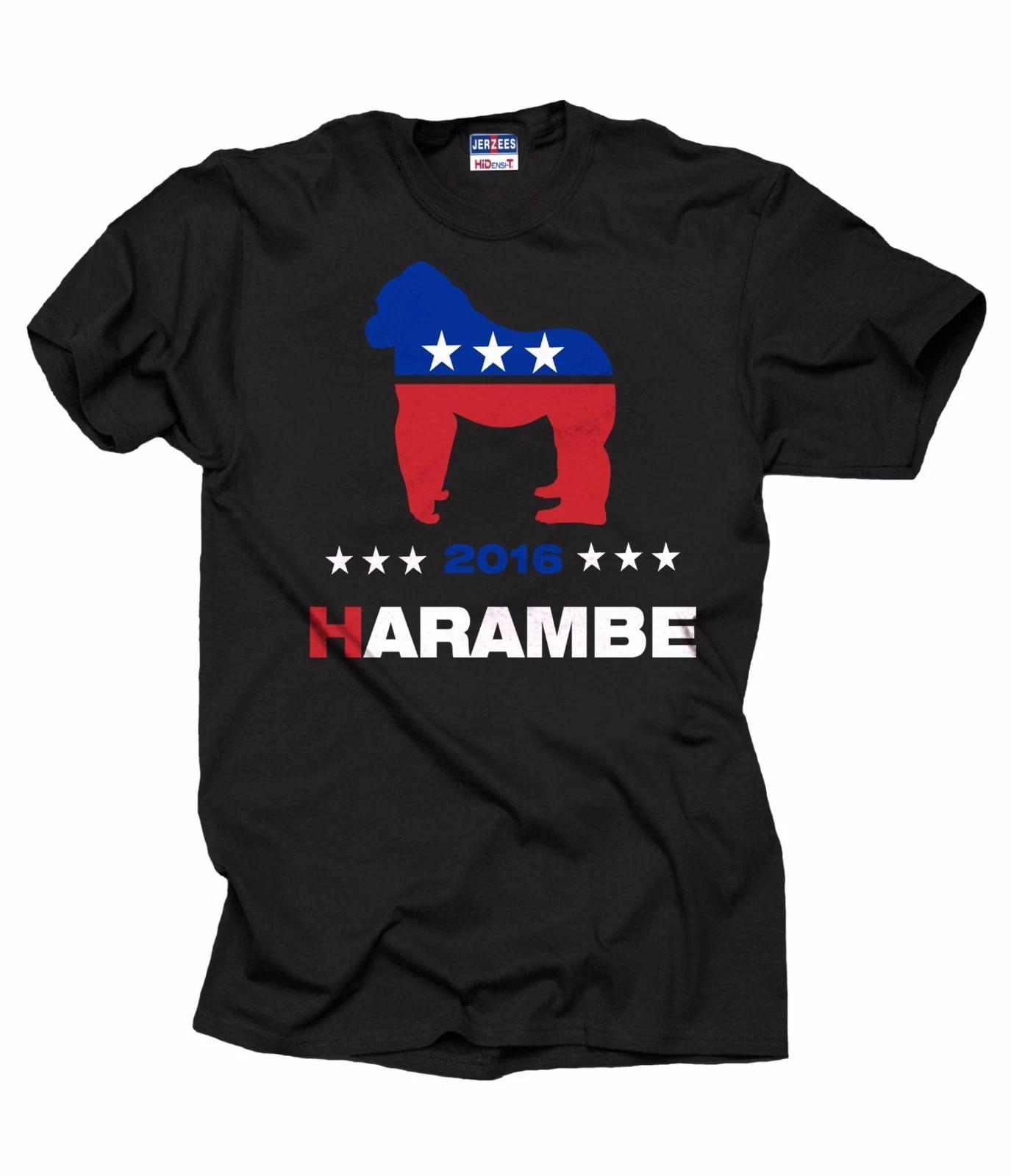 Harambe 2016 Political Party T-Shirt 2XL