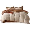 Mercury Home Textiles 100% Long-Staple Cotton 4-Piece Bedding Set
