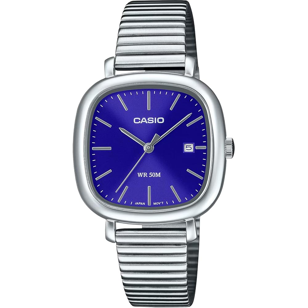 

Casio Standard Analog Quartz Women s Watch LTP-B166D-2AV Blue Stainless Steel Band