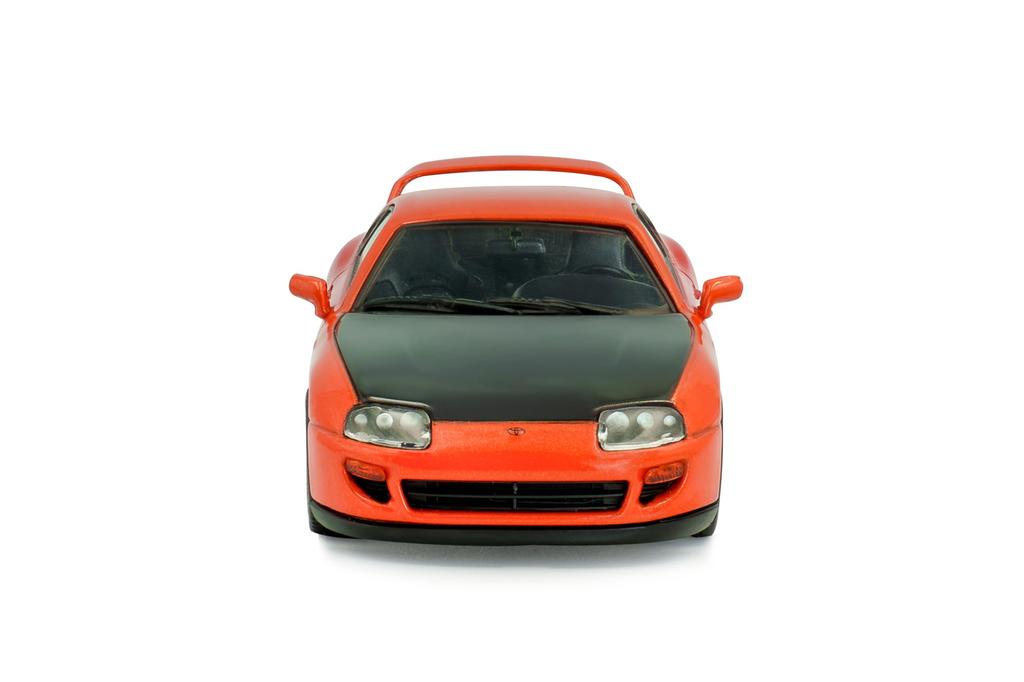 SOLIDO Toyota Supra 2001 Finished Diecast Miniature Car S4314006 1/43 Mk.4 (Orange)