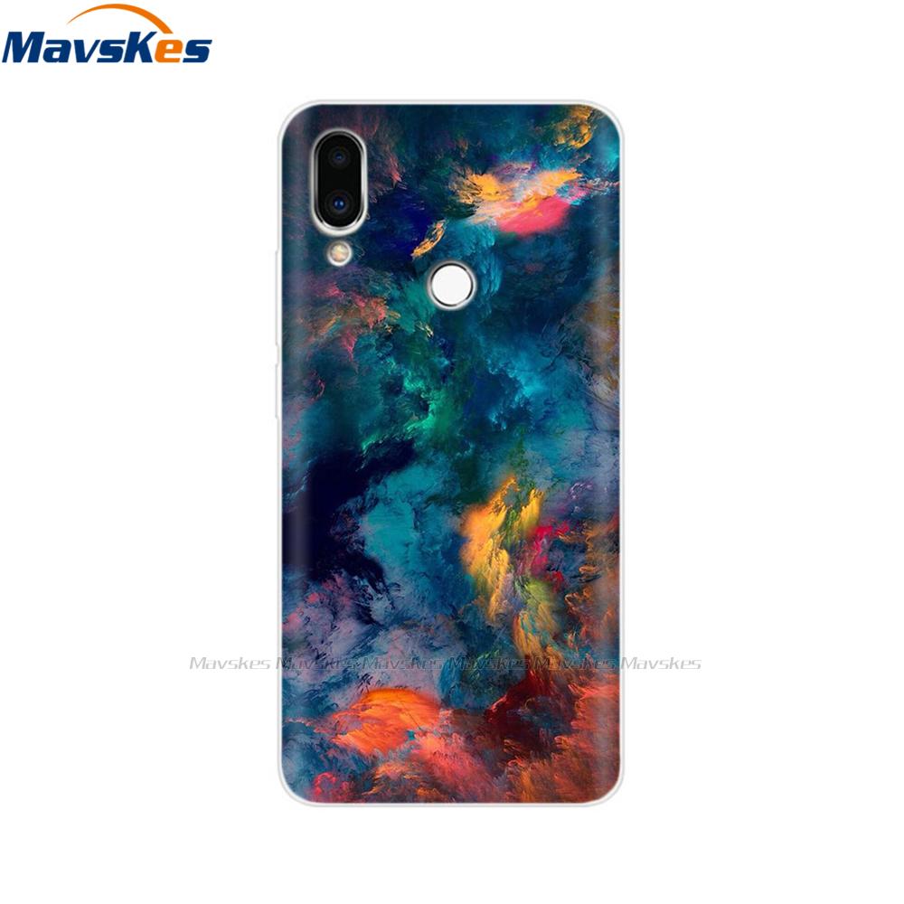 For Meizu Note 9 Case Note9 Soft TPU Silicon Funda Back Cover For Meizu M9 Note Case M9Note M 9 Rose Print Phone Case Coque Para