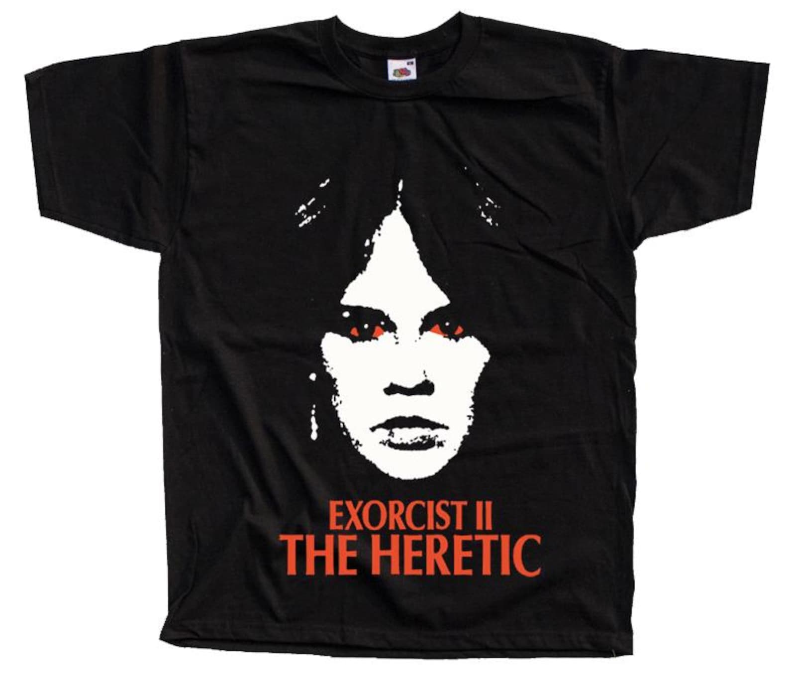 The Exorcist 2 The Heretic Horror movie poster T-Shirt Black vintage scary all sizes S-5XL S