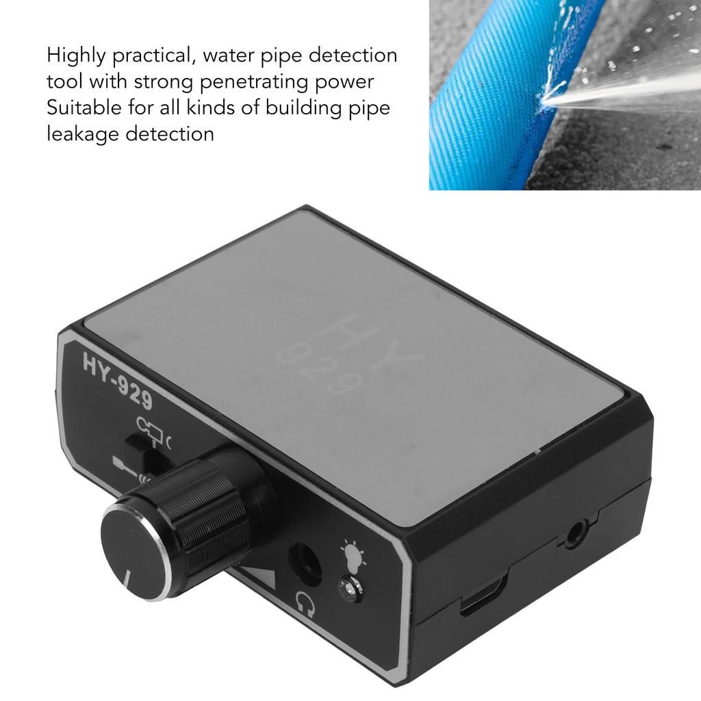 Water Pipe Leakage Detector Intelligent High Sensitivity Underground Acoustic Water Leakage Detector for Site Construction Car Maintenance