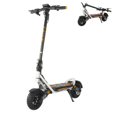 Trottinette électrique KuKirin A1 pour adulte, 800 W, 48 V 13 Ah, 45 km/h, double frein à disque, suspensions avant et arrière, pneus 10", étanchéité IPX5, éclairage et écran LED